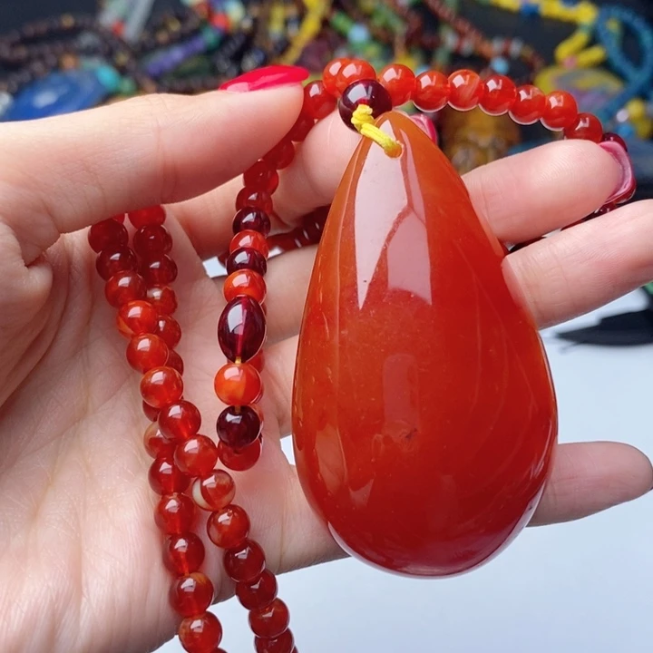 蜜蜡颈饰未镶嵌94套装