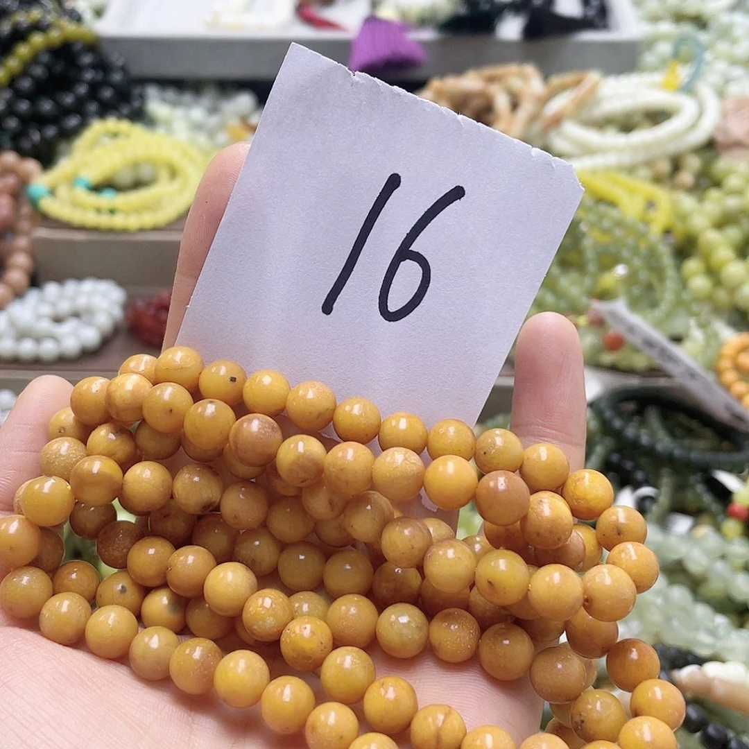 未镶嵌蛇纹石玉手链