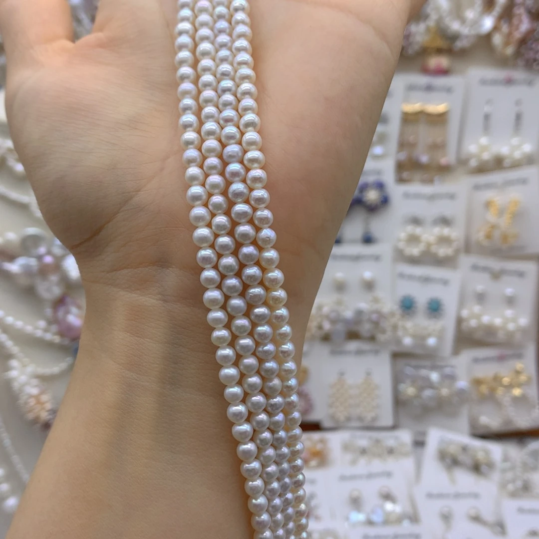 合金淡水珍珠项链耳饰