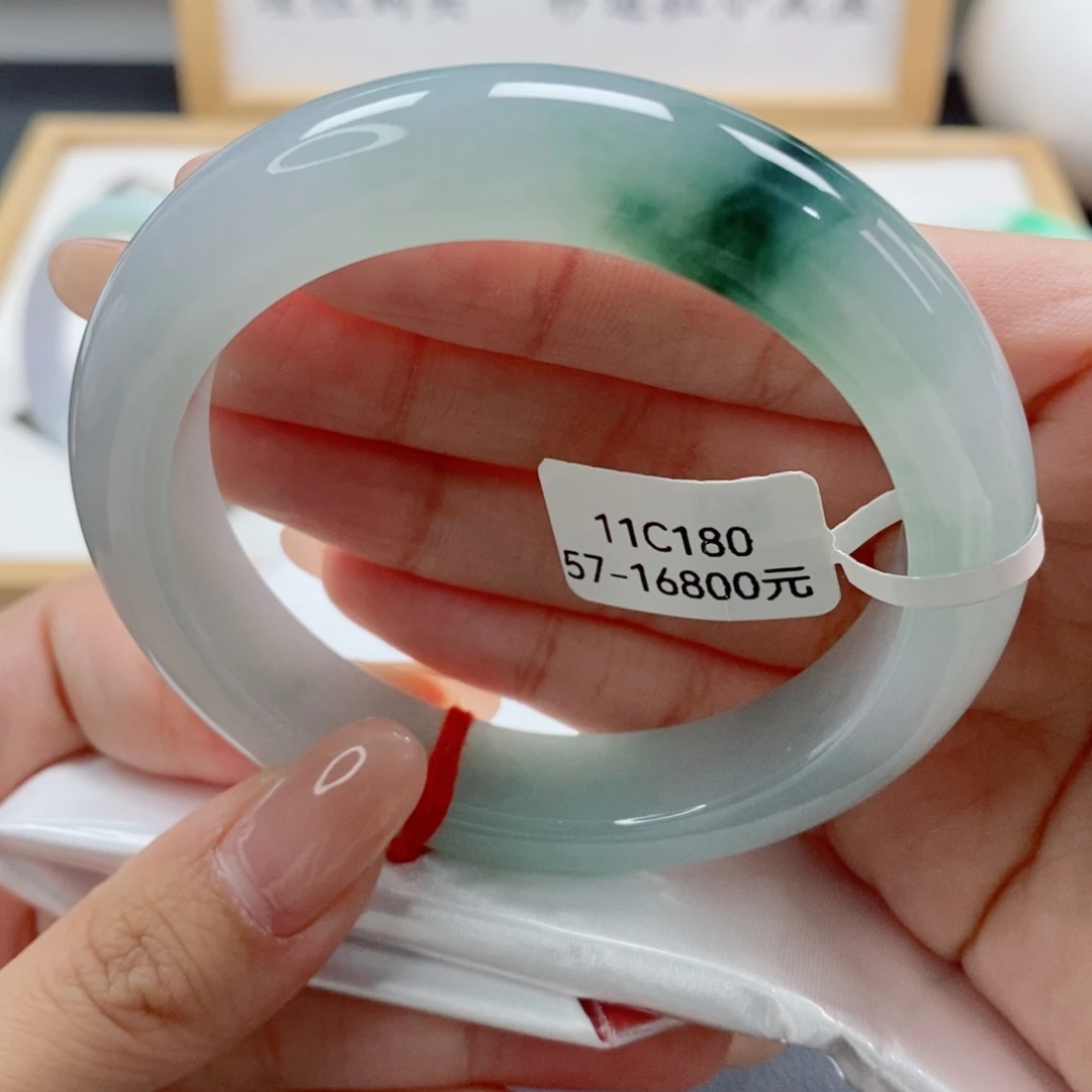 未镶嵌手镯翡翠天然A货翡翠手镯