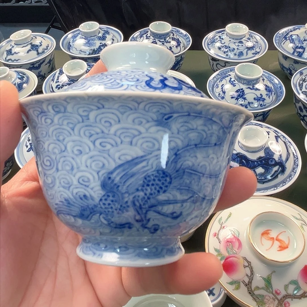 杯青花瓷器青花瓷器