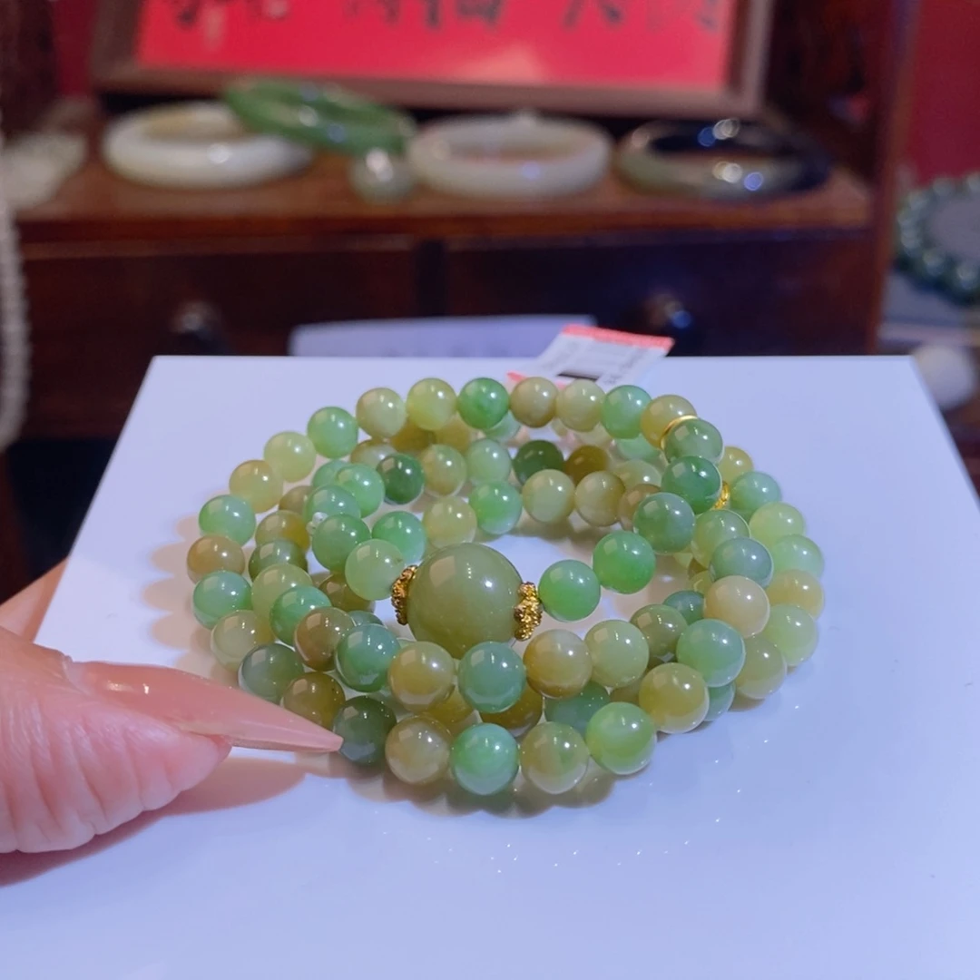 手链未镶嵌和田玉多样性6