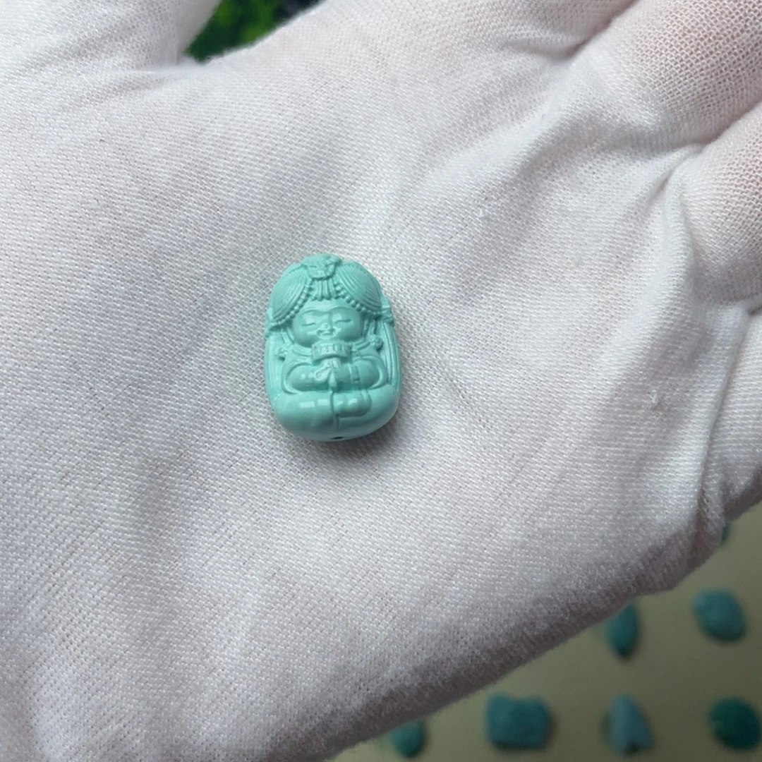 绿松石未镶嵌吊坠(不含链)