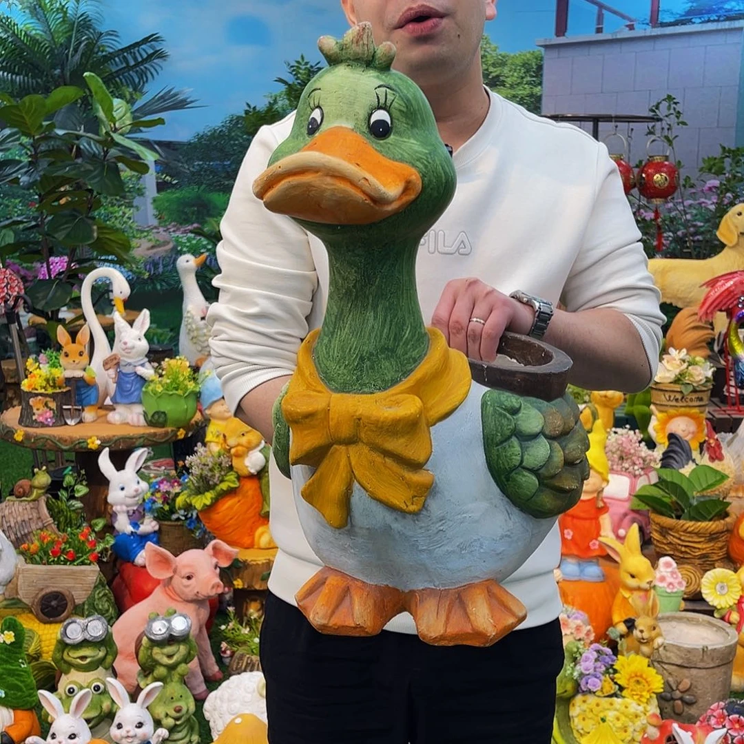 红陶花园庭院摆件