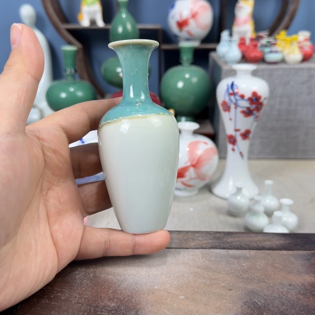 陶瓷手工小花器摆件