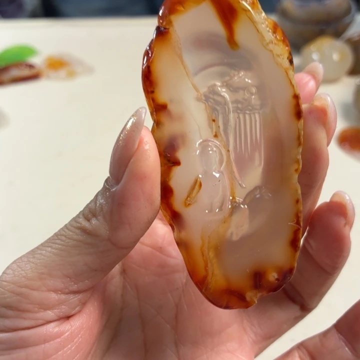 玛瑙/玉髓未镶嵌吊坠(不含链)