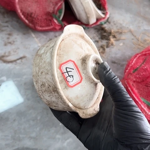 瓷片国营厂库存微瑕10厘米40