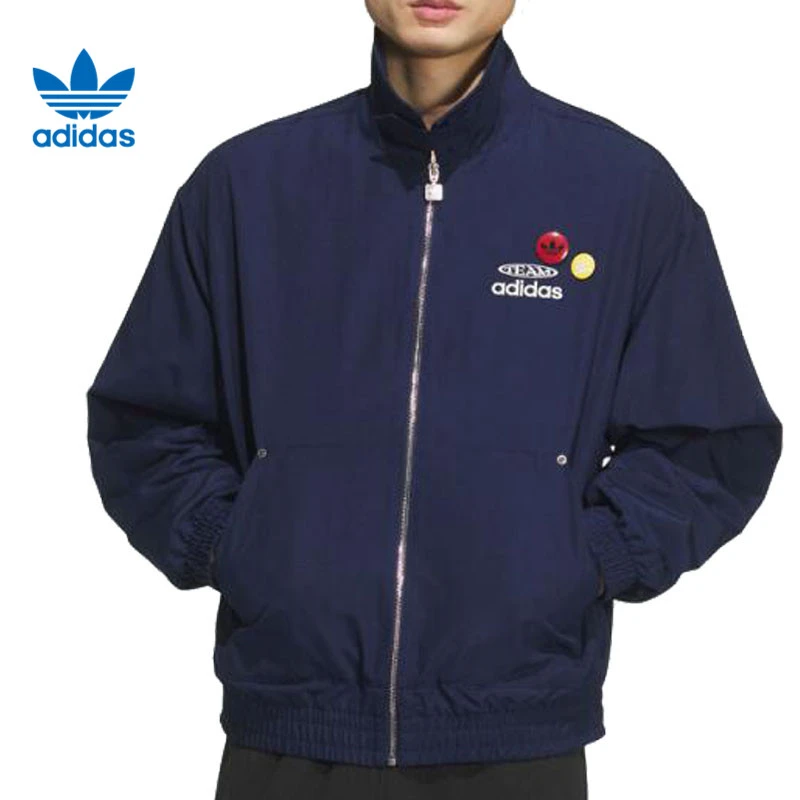 adidas阿迪达斯【太】三叶草男子运动休闲夹克外套KC0135