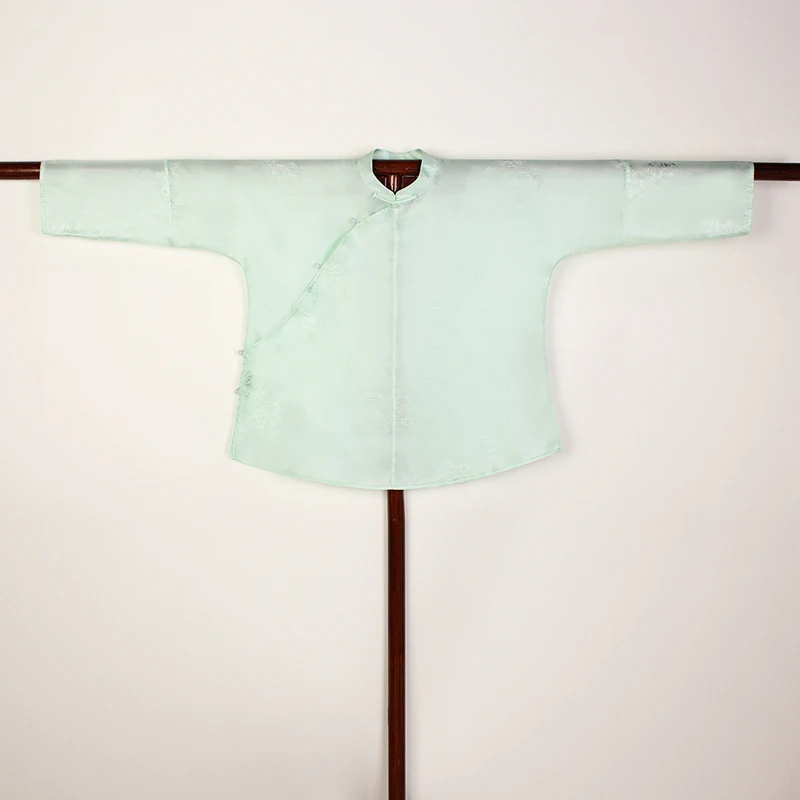 【清平调】复古新中式纯手工桑蚕丝真丝提花绢中国风有领女士上衣