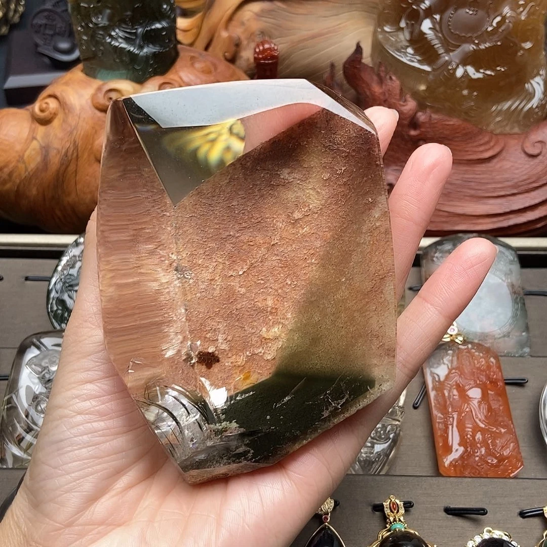 考***5未镶嵌颈饰水晶摆件