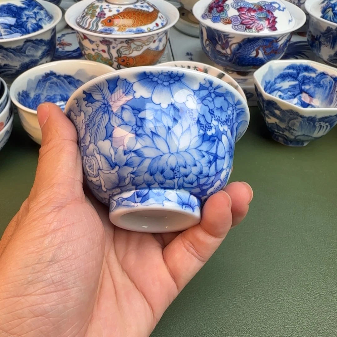 陶纯手工纯手绘茶具213