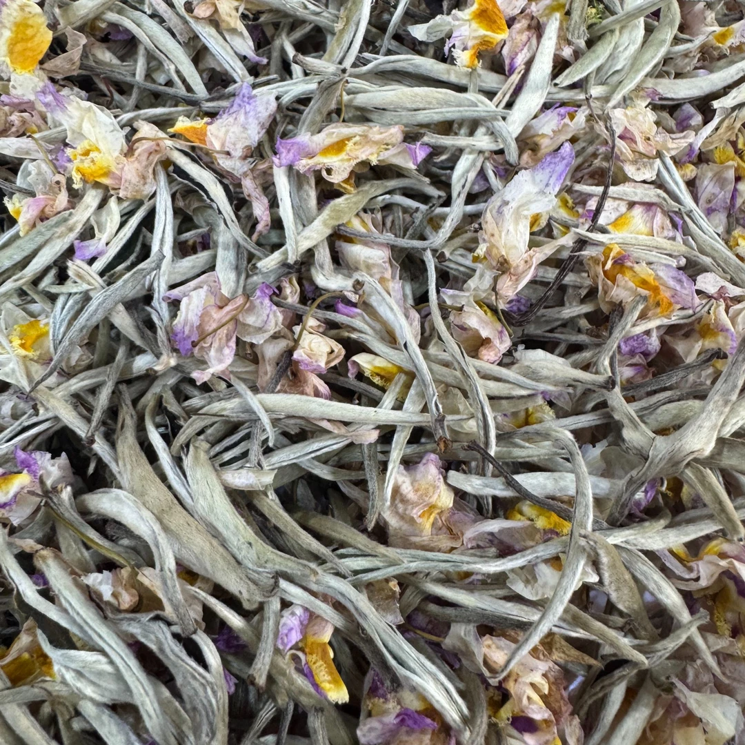 金钗石斛花白毫银针云南白茶散茶-双11狂欢-水蜜桃香 奶香