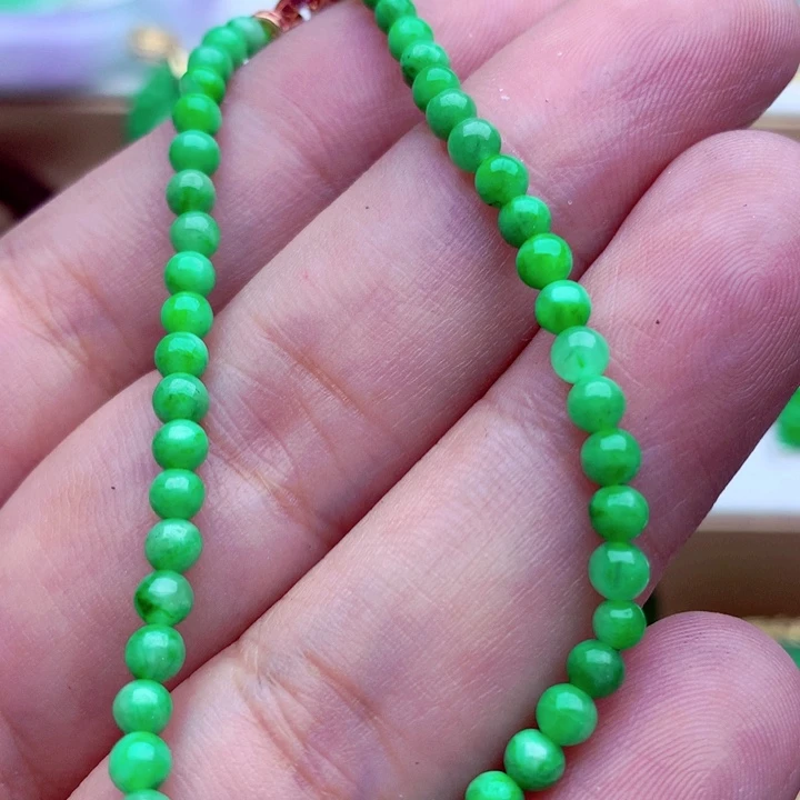 翡翠未镶嵌手链手串