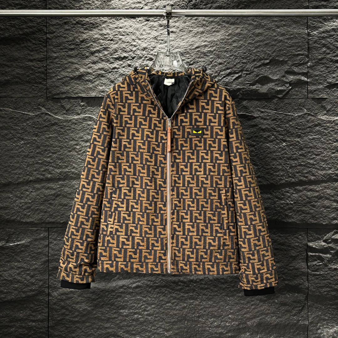 CB-K079-春季新款时尚重工满服字母连帽外套宽松