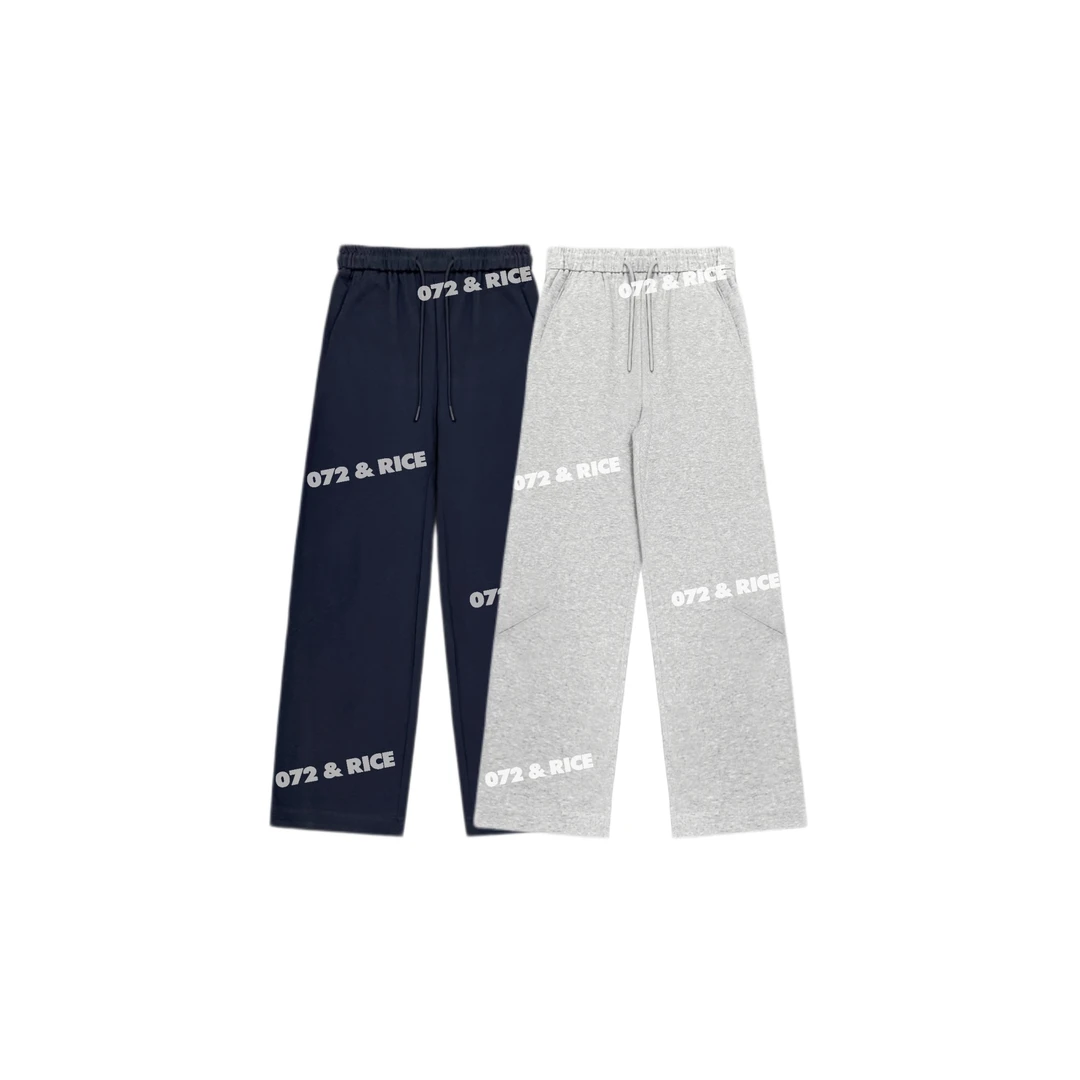072 & RICE【懒人裤】夏季休闲橡筋腰抽绳九分裤 32LK95