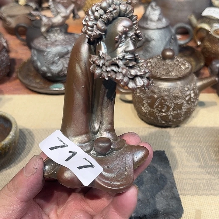 三***清摆件柴烧裸烧茶具放漏717
