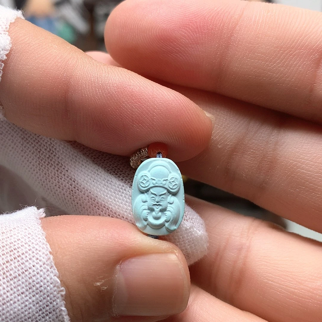 未镶嵌绿松石挂件