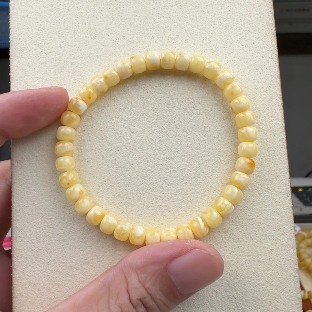 琥珀未镶嵌手链蜜蜡手串