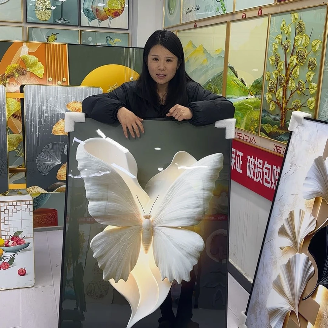 破茧成蝶80.120装饰画