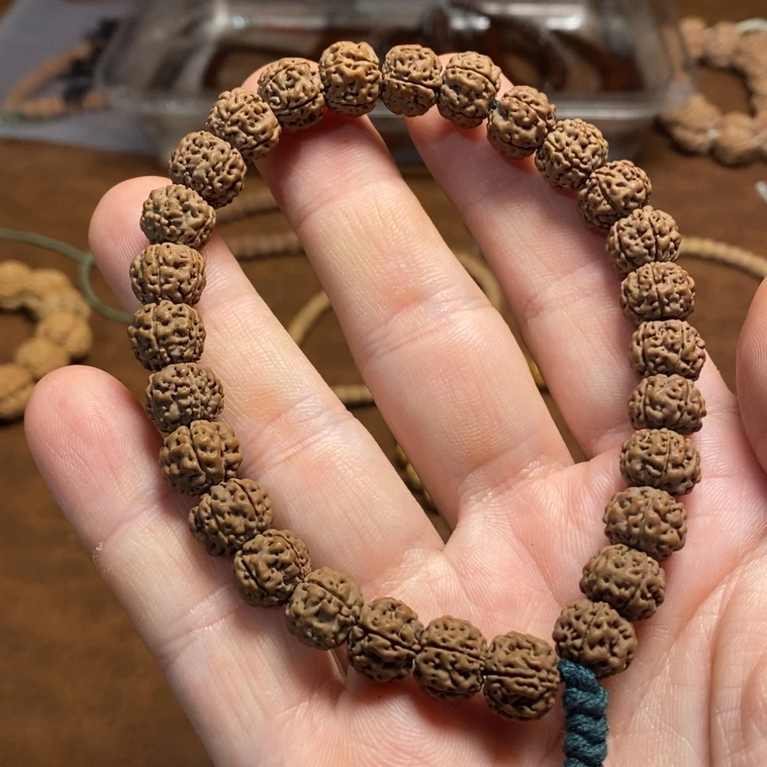 金刚菩提手串凹底梅花09高桩