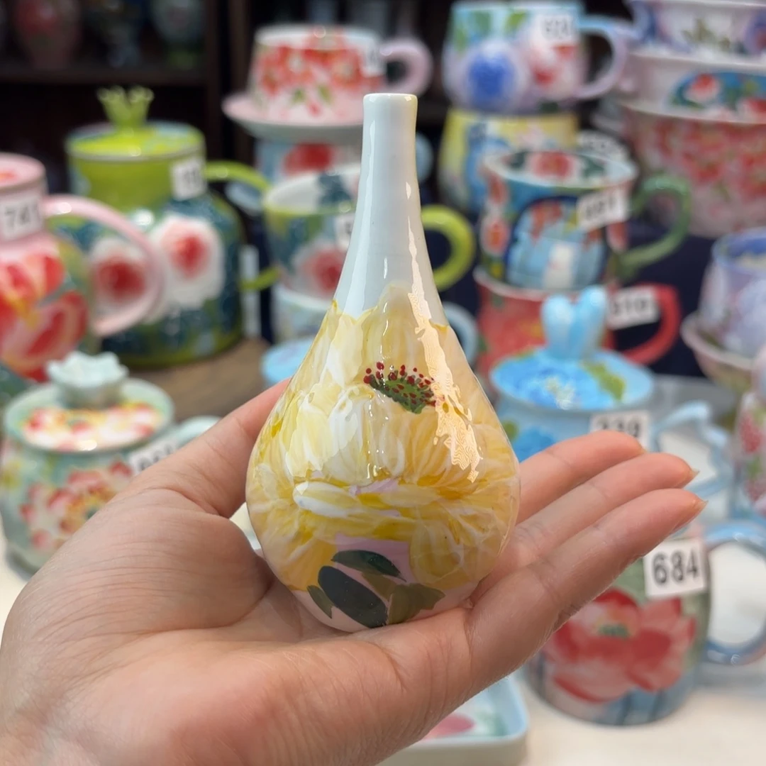 瓷片景德镇手绘高温釉下彩陶瓷茶具