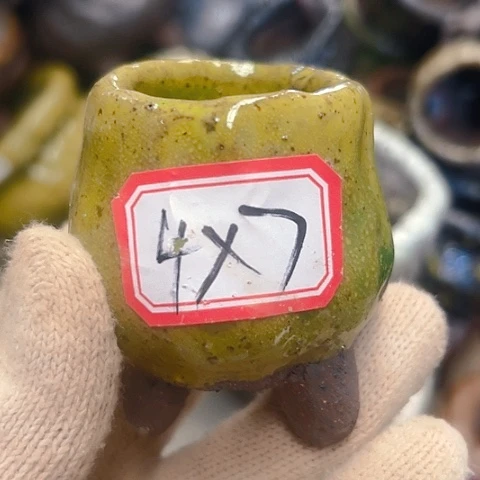粗陶花盆手工花盆制作