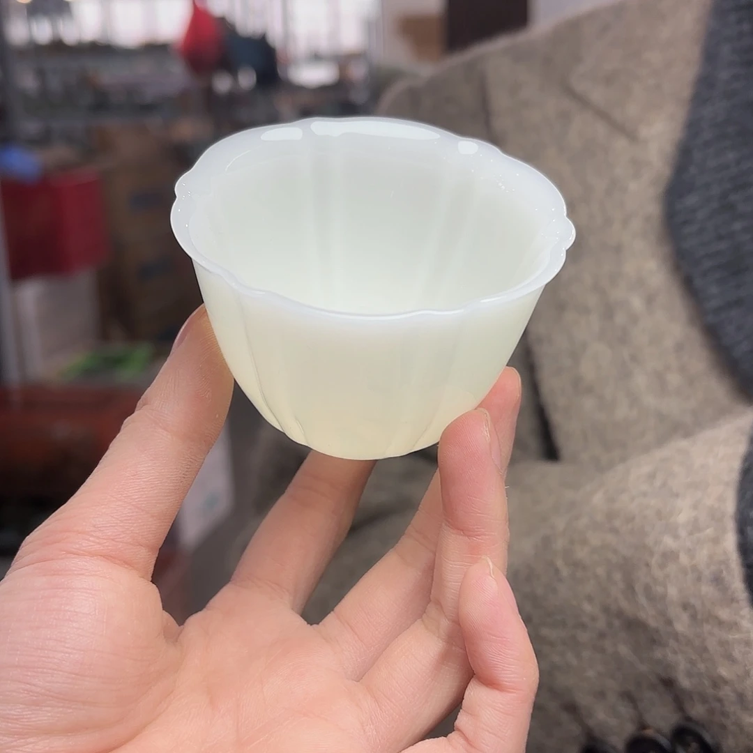 龙泉云间青瓷小米茶器