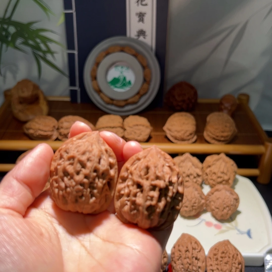 糖***宝文玩核桃把件天外陨铁