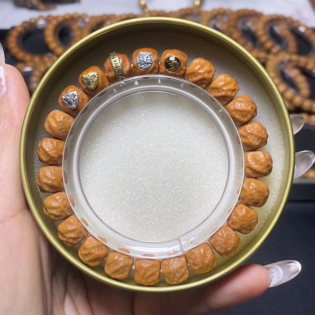 猴头核桃手串五标观山无相尺寸10左右全品单号390号