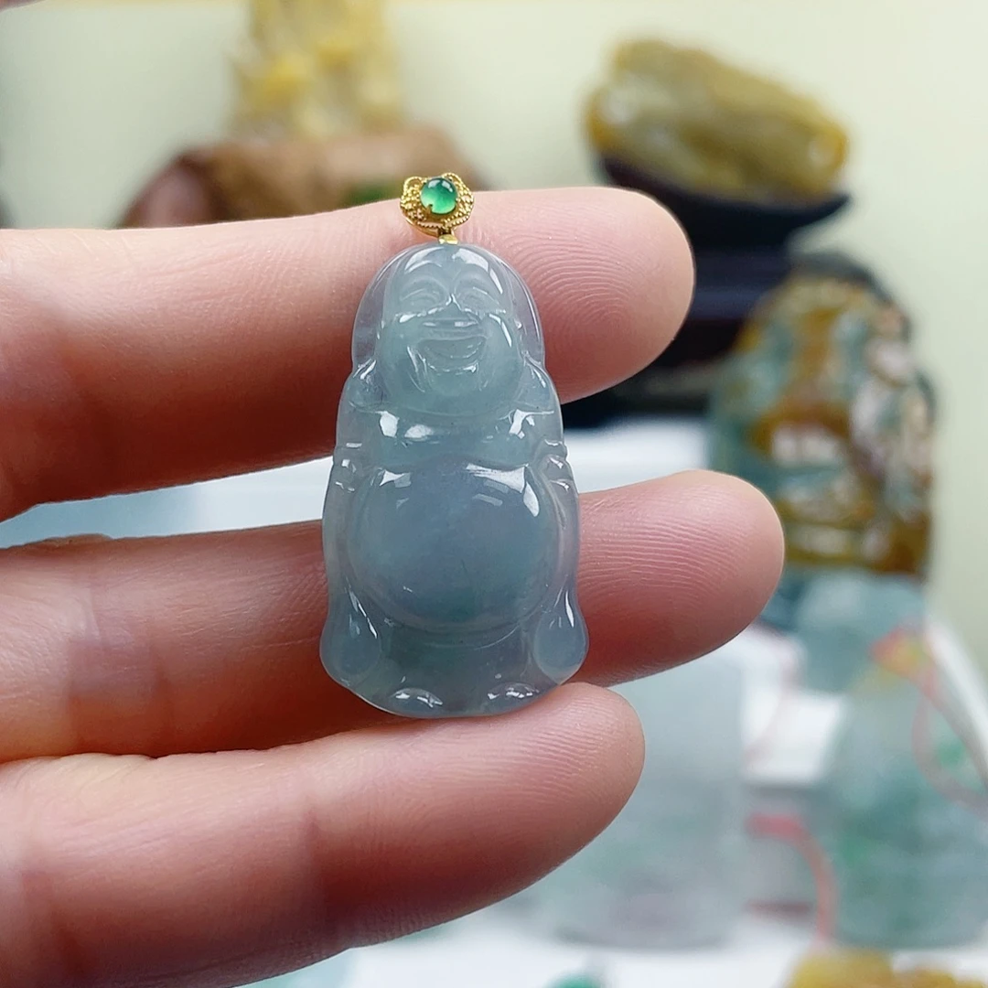 翡翠未镶嵌颈饰2222