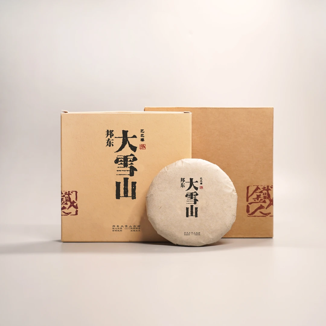 邦东大雪山古树.饼茶100g*5.古树纯料头春头采.2025铁造正宗