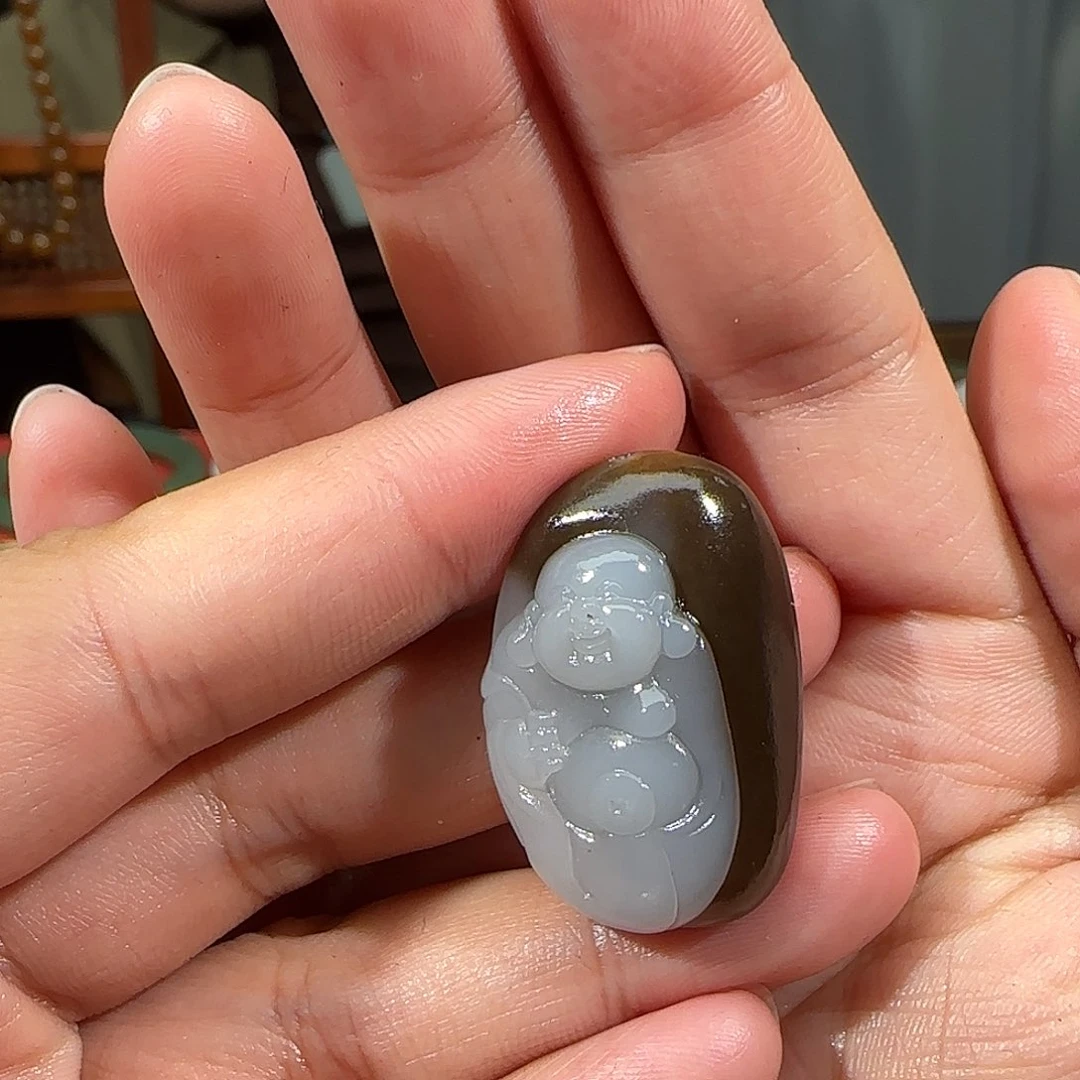 和田玉吊坠(不含链)未镶嵌