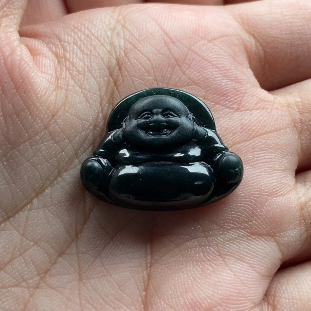 颈饰未镶嵌翡翠佛公