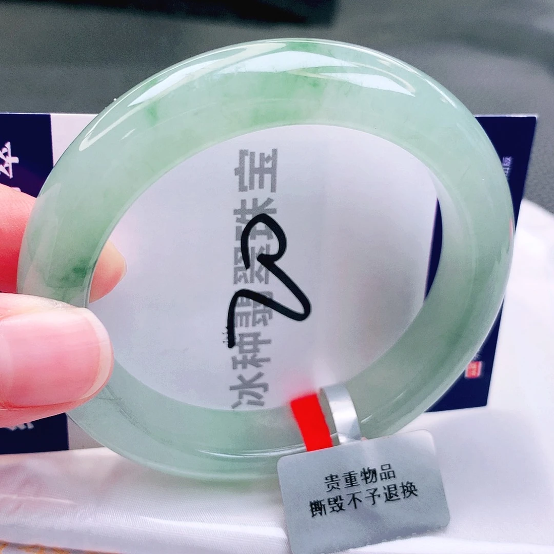 翡翠未镶嵌手镯缅甸天然a货翡翠手镯