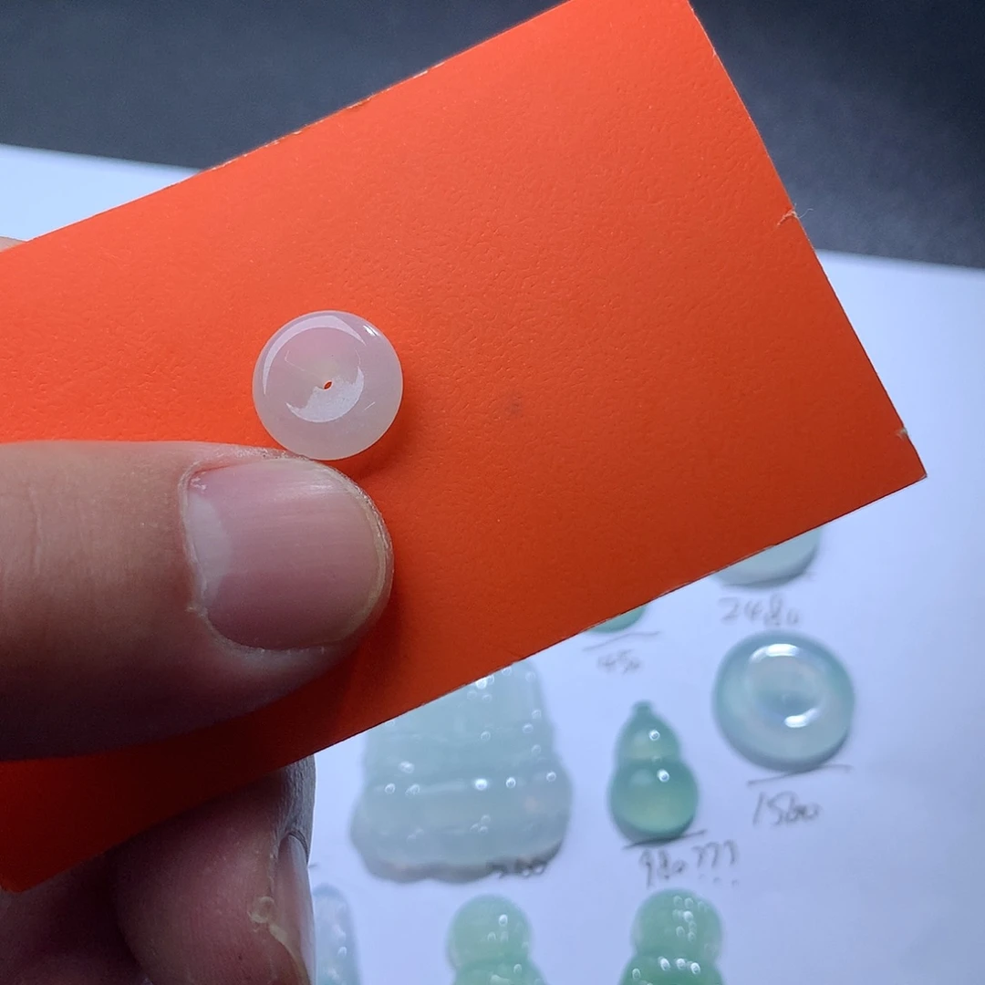 翡翠裸石甜扣子福利款