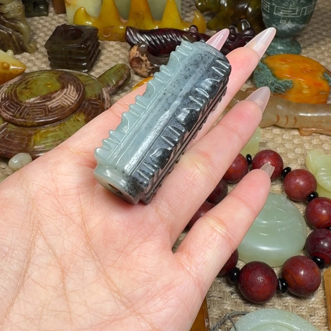 白玉菩提吊坠挂件