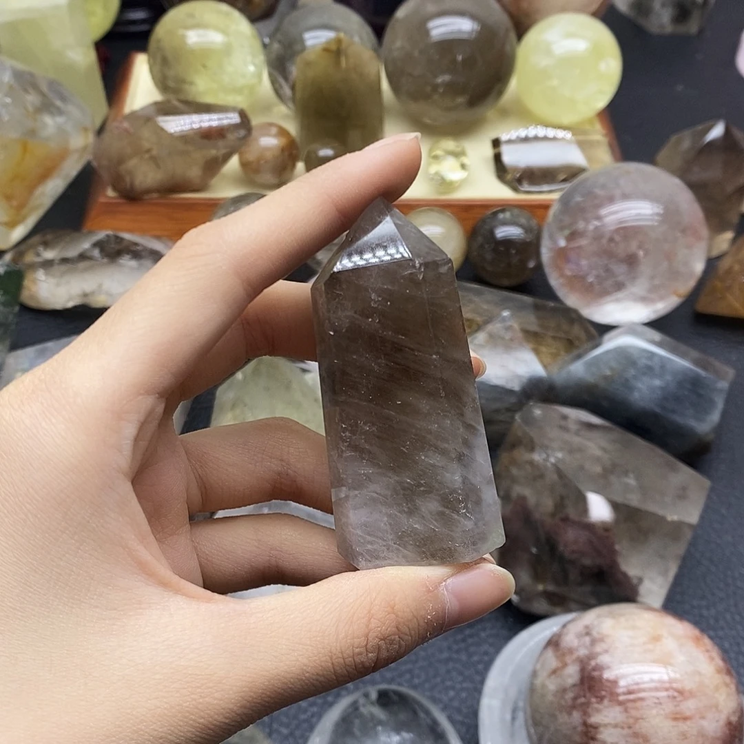 珠宝半成品水晶未镶嵌112水晶石