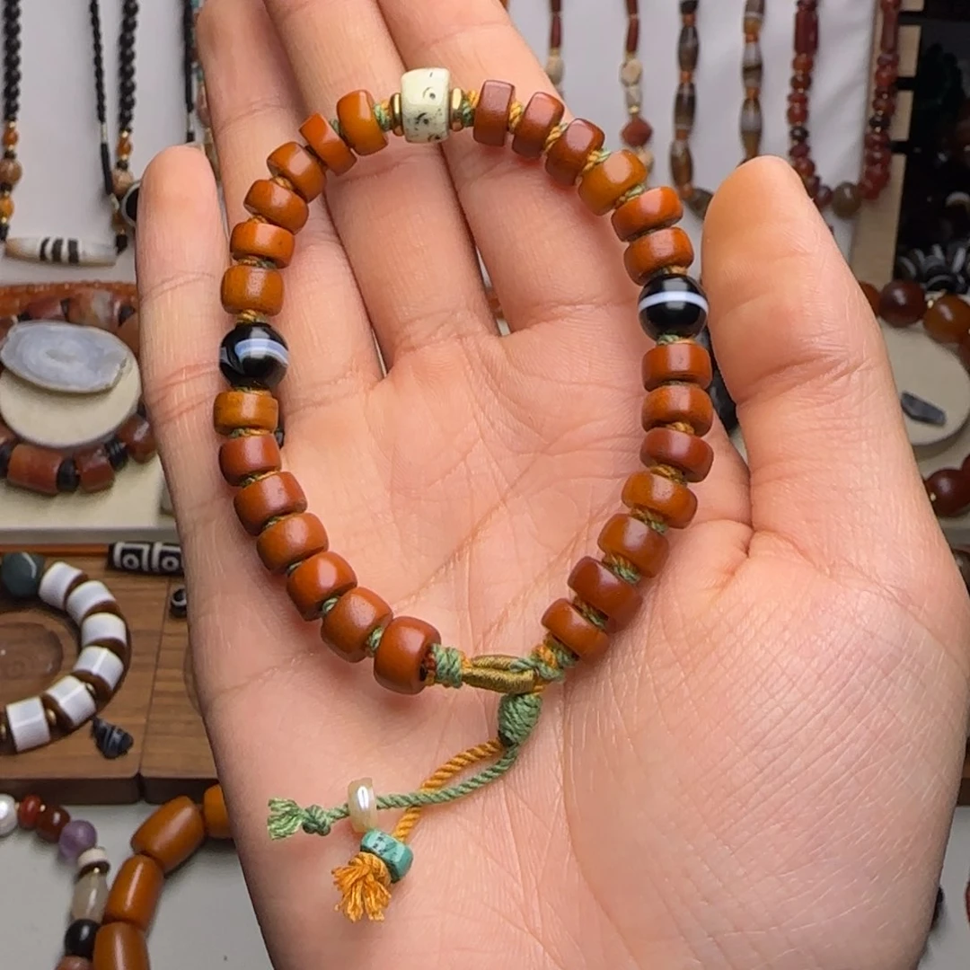 琥珀手链未镶嵌dffddddxsdcc