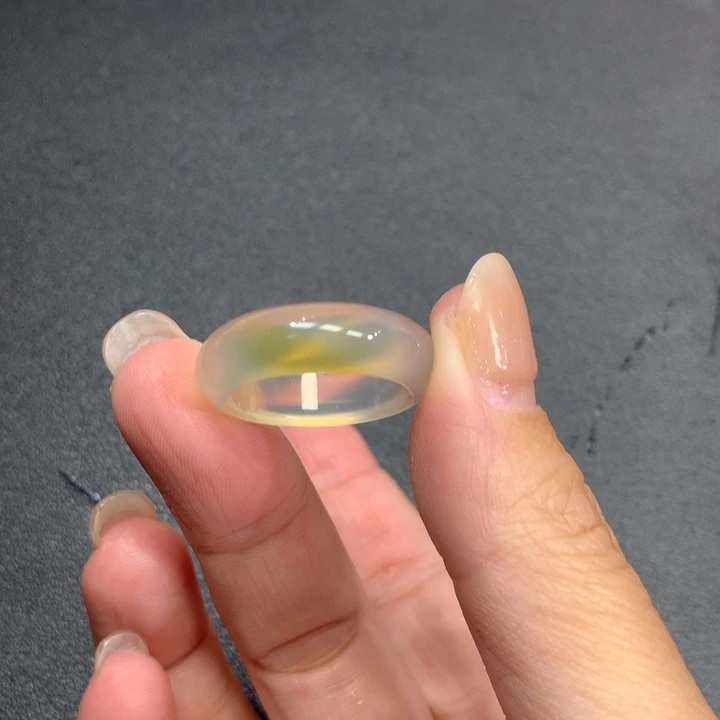 @***燕玛瑙/玉髓未镶嵌戒指