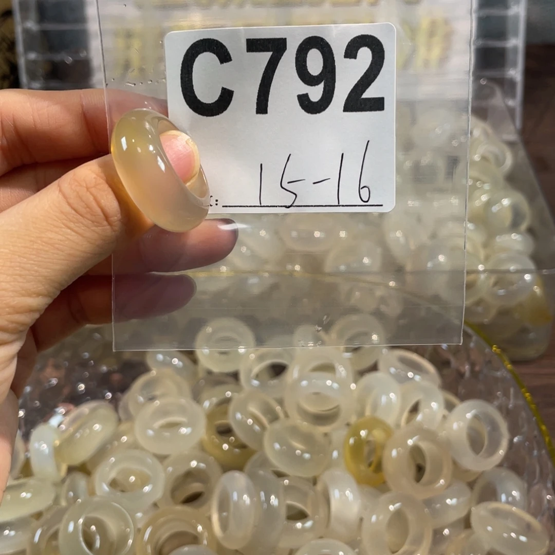 玛瑙/玉髓未镶嵌戒指792