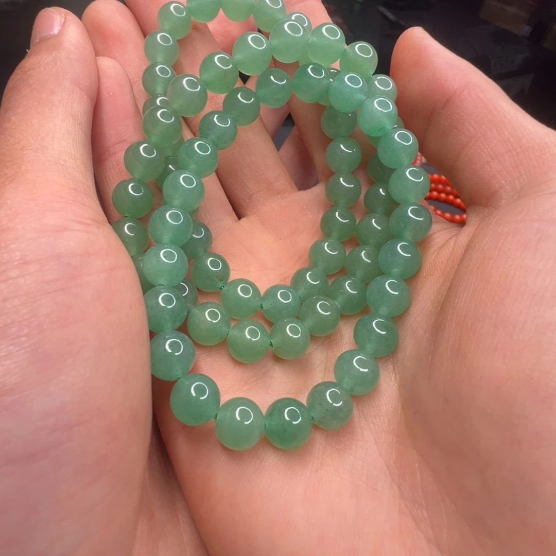 石英质玉手串未镶嵌独龙玉手串8+，多样性发起一