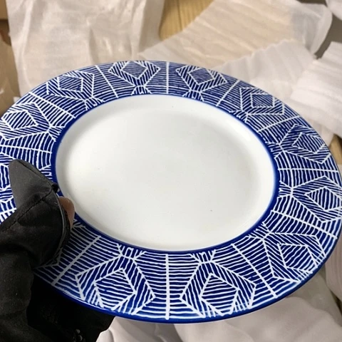 盘陶瓷制品满25拼单发货默认微瑕