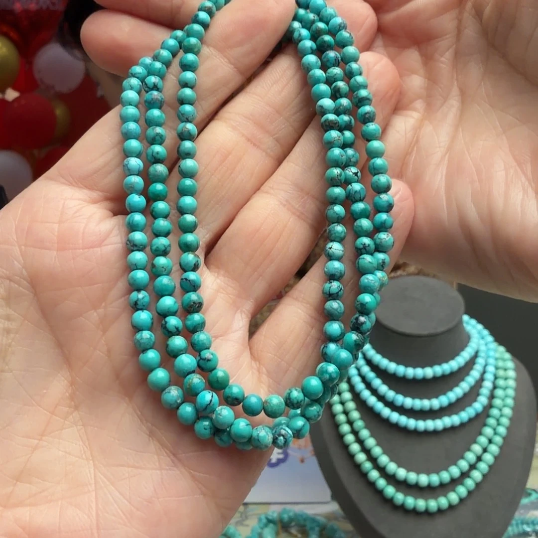 绿松石未镶嵌颈饰