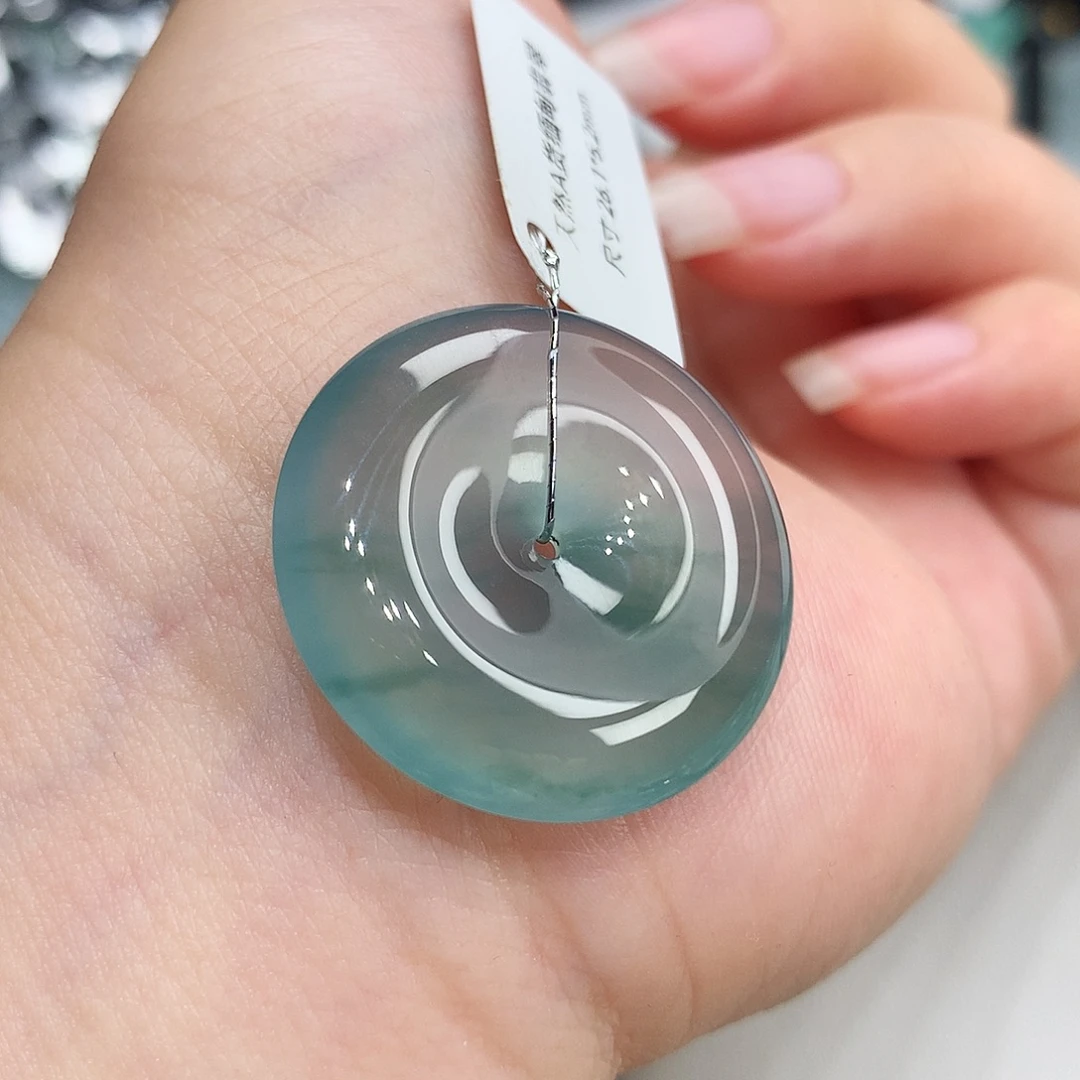 翡翠未镶嵌胸饰翡翠78，26.1/5.2