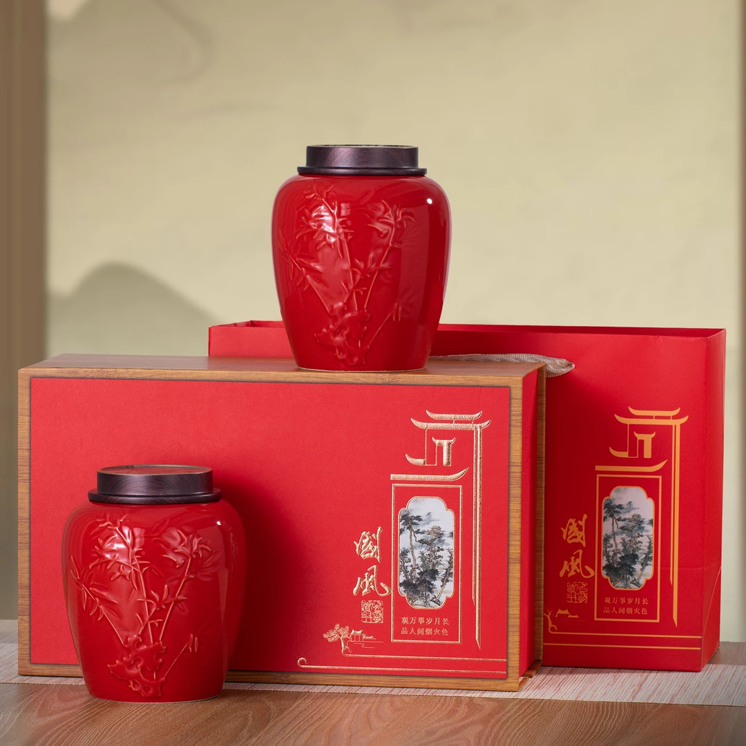 【新春好礼】武夷山大红袍中国红国风礼盒装【品牌正山茶】