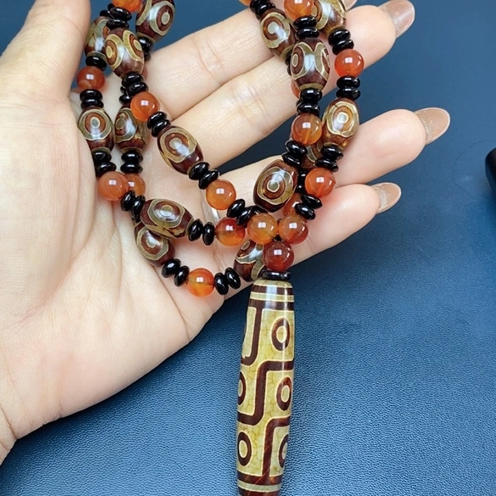 玛瑙/玉髓颈饰合金