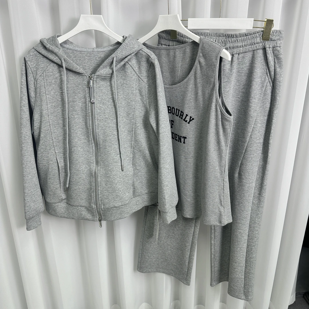 【香港芸卉】 秋冬季运动卫衣三件套-25691