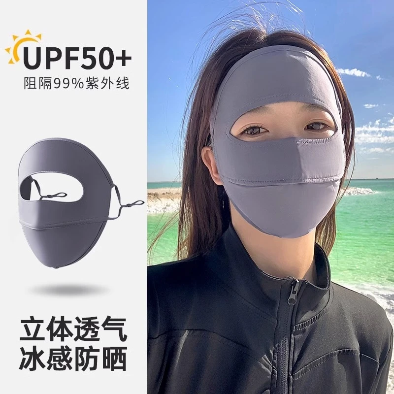 啄木鸟防晒面罩女夏季遮全脸防紫外线脸基尼2025新款骑行遮阳口罩