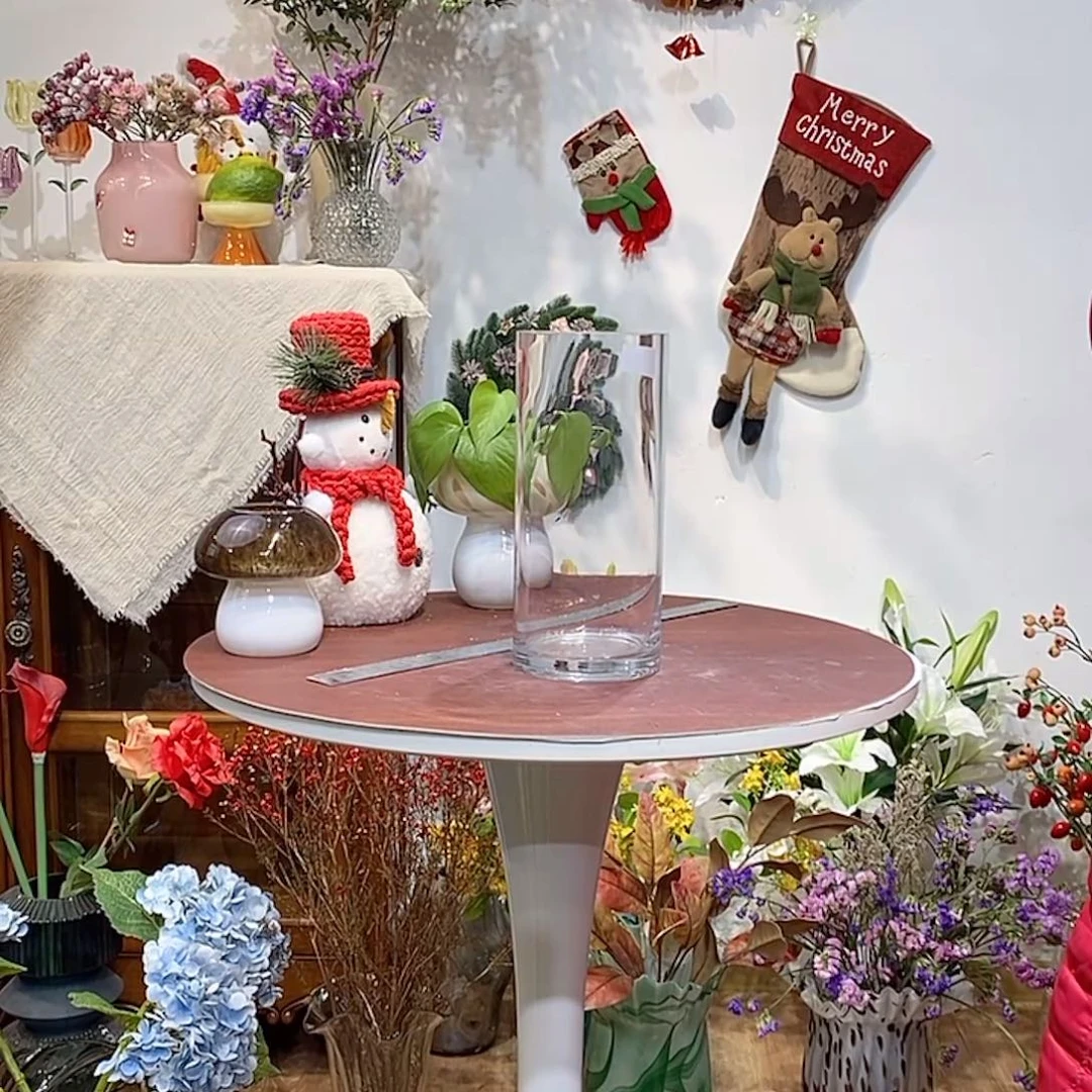 透明直筒微瑕口8.5高22