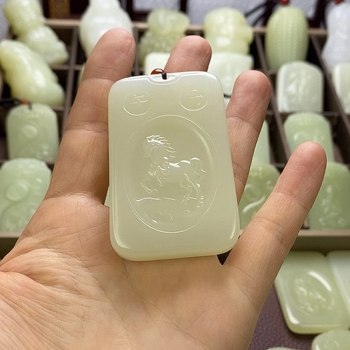 昆仑石马守护大势至